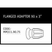 Marley Philmac Flanged Adaptor 90mm x 3" - MM311.90.75